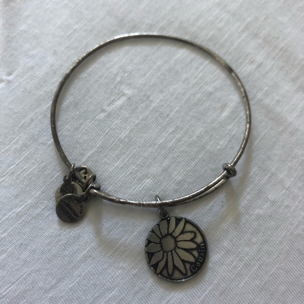 Silver Alex and Ani Cousin Bracelet